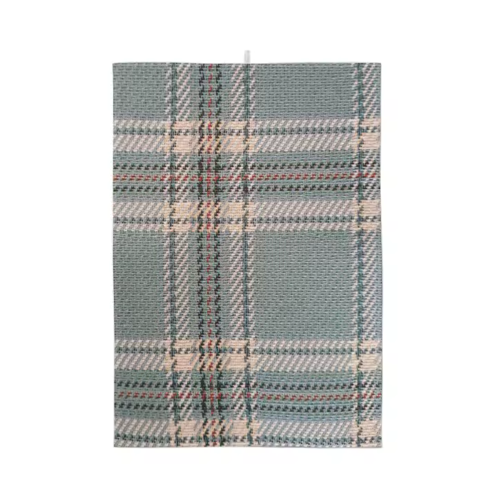 Lafábricadelastelas-Jacquard, tela por metros cuadros azul. Tejido de sarga. Tapicería, resistente, opaco, de alta calidad, cortinas, cojines, colchas, bolsos, - 1