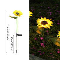 Lámpara Solar De Girasol LED Para Jardín IP65 Impermeable Decoración De Vía Larga Vida Útil Luz De Jardín Para Bodas Y Fiestas - details 1