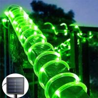 Luces Solares De Cadena LED Para Jardín Y Pista De Baile Luz Solar Impermeable Con 8 Modos De Iluminación Instalación Por Montaje Material ABS Fuente De Energía Solar - details 0