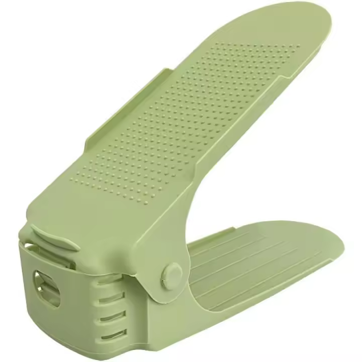 Organizador de zapatos, zapatero ajustable, soporte para zapatos que ahorra espacio, apilador de zapatos, organizador de zapatos, organizador de ranuras para zapatos para hombres, mujeres y familias, paquete de 8, 24 x 5 x 9,5 x 5,5 cm - 1