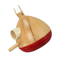 Alimentador de colibrí de madera para exteriores, alimentador de colibrí de fácil llenado para amantes de los pájaros, regalo para amigos y familiares - details 3