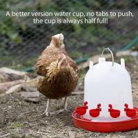 Copa Automática Para Pollos Y Pato Plástico Instalación Fácil Bebedor De Agua Para Granjas De Ponedoras De Huevos Y Gansos - details 3