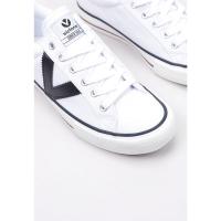 victoria 1065164 TRIBU LONA CONTRASTE   Deportivas Planas Unisex Blanco - details 1