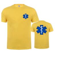 Camiseta EMT De Emergencia Ambulancia Para Hombres Y Mujeres Moda Verano Streetwear Cuello Redondo Manga Corta Casual Sport - details 6