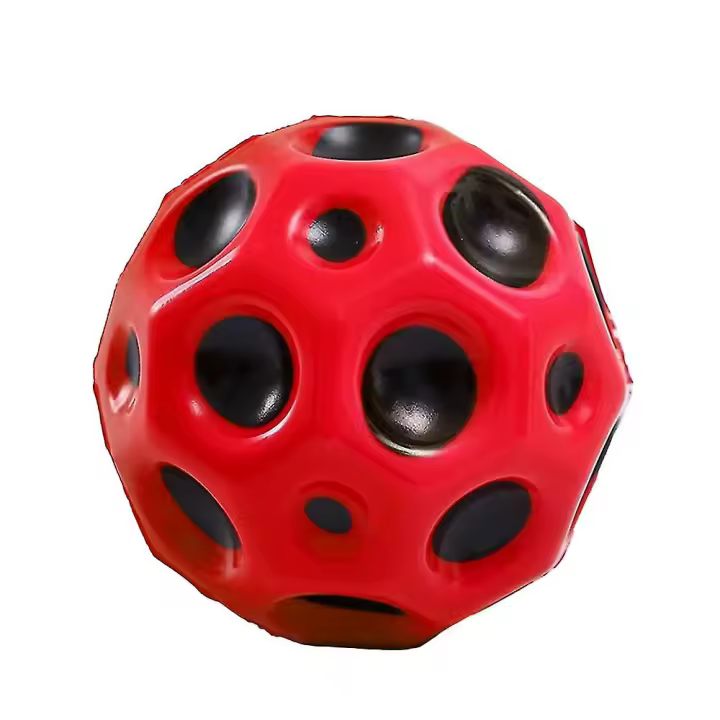 Space Balls Extreme High Bouncing Ball, Tiktok Pop Bouncing Spaceball Rubber Bounce Ball Sensory Ball, Sport Training Ball For Indoor Outdoor Play, Ea - 1