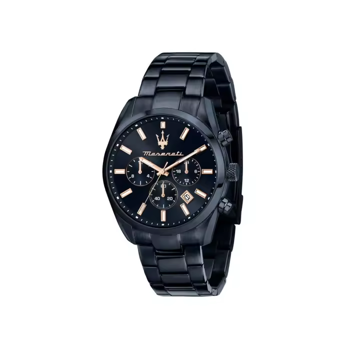 Maserati Reloj Hombre Attrazione 43mm Mult Blue Dial Br Blue Acero 10 Atm - 1