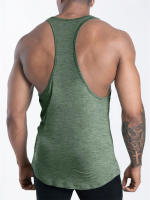 Top De Gimnasio Para Hombres Verano Quick-Dry Elastic Loose Sports Camiseta De Entrenamiento De Gimnasio Running Y Baloncesto - details 24
