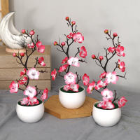 Planta Artificial De Bonsái De 30 Cm Arbol Simulación En Maceta Flores Falsas Ornamentos De Mesa Para Decoración De Hogar Y Jardín De Hoteles - details 6