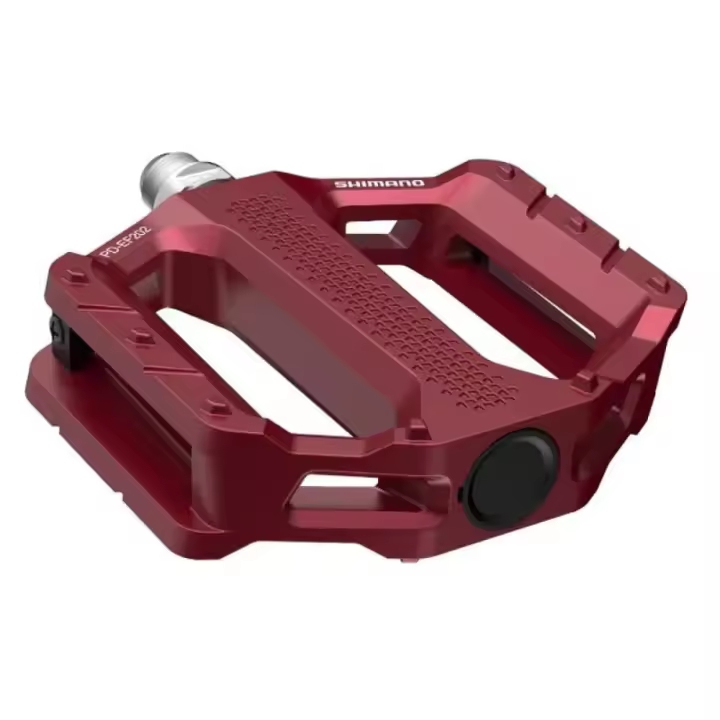 Componentes Pedales Shimano Pedales Ef202 Platform Rojo - 1