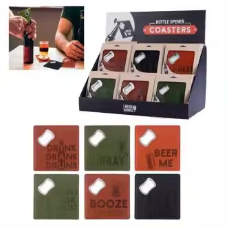 POSAVASOS ABRIDOR EN CAJA DE REGALO Raíz Detalles de Boda Inicio Abrebotellas y Sets de vino  POSAVASOS ABRIDOR EN CAJA DE REGALO  Regalo Regalos - 1