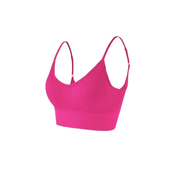 Sudadera De Yoga Sin Espalda Con Cuello En V De Punto Ribete Clásica Para El Crecimiento Del Cabello Deporte Nylon - 1