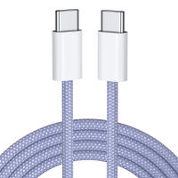 Nuevo cable de datos trenzado tipo C de 60 W y 240 W para carga rápida, compatible con iPhone 15 y 16. - details 0