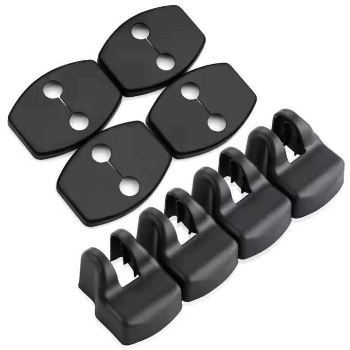 Cubiertas De Bloqueo De Puerta 8pcs Para Toyota RAV4 Highlander Kluger Land Cruiser Prado FJ Cruiser Sequoia Tundra Accesorios ABS Creativos - 1