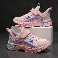 Zapatillas De Niñas Casuales En Color Rosa Cómodas Y Transpirables Zapatos Deportivos Planos Para Niñas Con Suela De EVA Tela De Malla Y Cuero - details 7