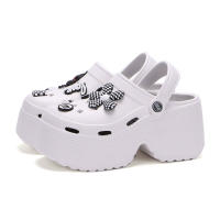 Sandalias De Plataforma Con Tacones Para Mujer Verano 2024 Clogs De Moda Antideslizantes Con Cierre Tobillero Material EVA - details 9