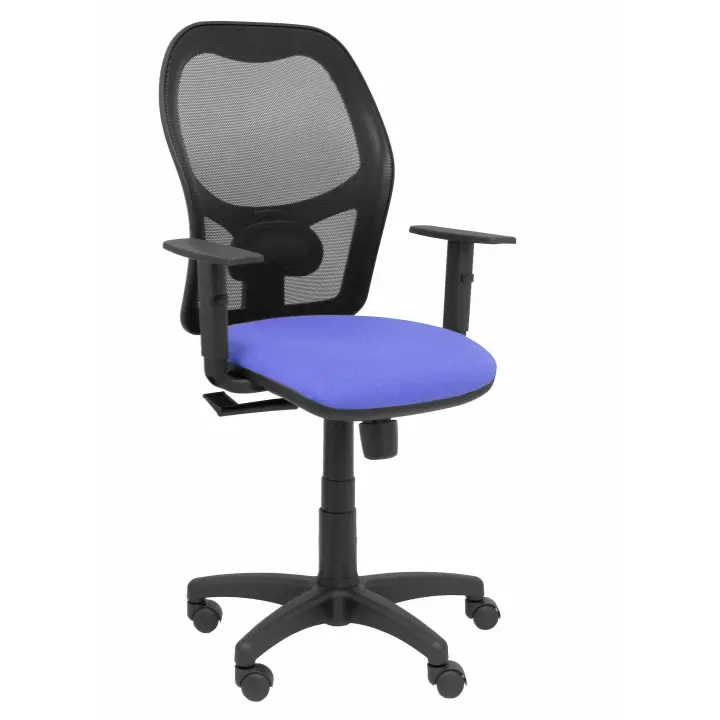 Piqueras Y Crespo Silla Alocén Ergonómica Malla Negra Asiento BALI Azul Claro - 1