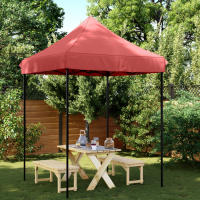 vidaXL Carpa Plegable Profesional para Celebraciones Acero Sombrilla Color Beige,  Burdeos,  Marrón y mas - details 5