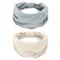 Headband Ancho Para Mujer Accesorio De Pelo Con Lazo Estilo Sólido Para Maquillaje Deporte Yoga Correr Uso Diario En Cuatro Estaciones Material Algodón - details 15