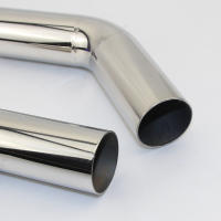 Accesorio De Coche Tubo De Escape Automóvil Convertido En Brazo De Acero Inoxidable Ángulo De 45 Grados Para Reducir El Diámetro - details 4