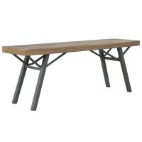 vidaXL Banco de jardín de madera maciza de acacia 120 cm - details 0