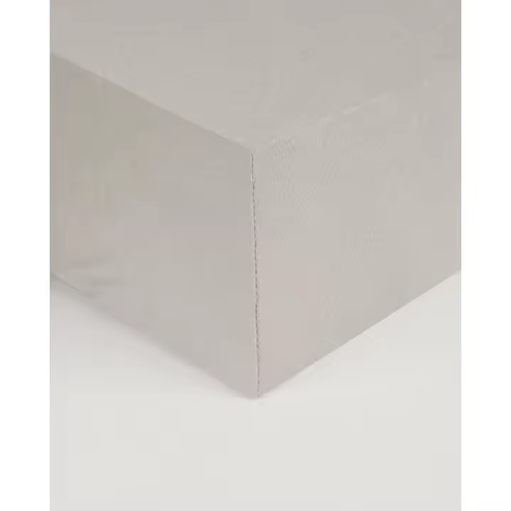 Sábana Bajera de Percal 100% Algodón – 180 Hilos, Tejido Fresco y Suave, Ajuste Perfecto y Duradero - Adaptable a Colchones de +32cm - 1