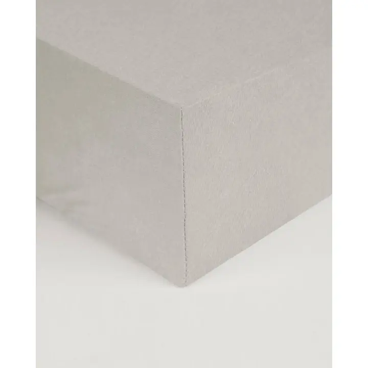 Sábana Bajera de Percal 100% Algodón – 180 Hilos, Tejido Fresco y Suave, Ajuste Perfecto y Duradero - Adaptable a Colchones de +32cm - 1