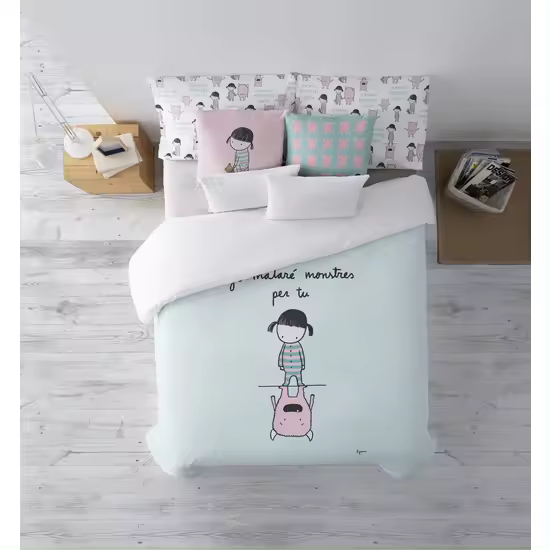 FUNDA NÓRDICA 100% ALGODÓN MODELO PER TU CATALA PARA CAMA DE 180 (260X240 CM) - 1
