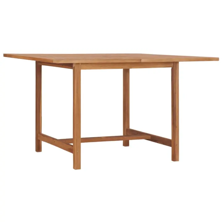 Mesa de Jardín Madera maciza de Teca 110x110x75 cm - 1