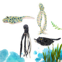Muñeco De Peluche De Pulpo Y Rayo Con Puntos Para Niños Regalo De Cumpleaños Decoración De Habitación Animal De Peluche Suave Tema De Películas Y Series - details 0
