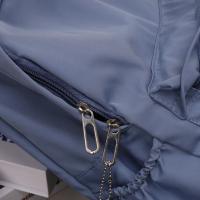 Bolso De Hombro Preppy En Color Sólido Bolsa Escolar De Nylon Bolsa De Deporte Y Viaje Para Mujeres Chicas Y Adolescentes Blanco - details 5