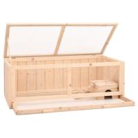 vidaXL Jaula para hámster madera maciza abeto 104x52x38 cm - details 2