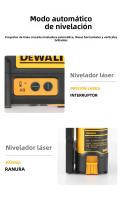Nivel De Láser DEWALT 2-Línea Verde Automático Precisión Horizontal Y Vertical DW088CG Para Trabajos De Carpintería Y Construcción - details 1