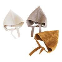 Gorro De Lana Suave Para Niños Y Niñas De Otoño Invierno Estilo Solid Color Ajustable Para Bebés Recubrimiento Cálido Accesorios Infantiles 4-12 Años - details 0