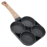 Sartén Antideslizante Para Huevos Y Hamburguesas De 4 Agujeros Grilled Steak Cocina Por Inducción Antiadherente Y Engrosada Para Desayuno - details 4