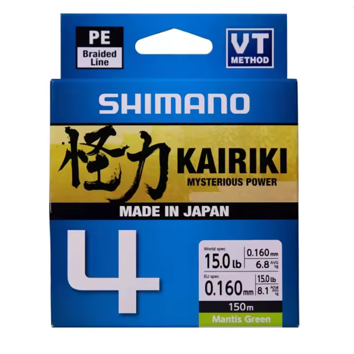 Shimano Fishing Línea Trenzada Kairiki 4 300 M - 1