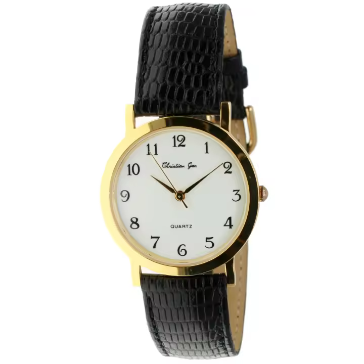 Christian Gar Cg-18173 Classic Reloj Para Unisex Color Negro - 1
