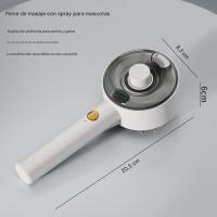 Cepillo Gato Vapor 4-In-1 Antiestático Peine de Masaje para Gatos Cepillo Vapor Quitapelo para Mascotas Gatos Perros Pelos Cortos y Largos para Desenredar Nudos y Eliminar Sueltos Pelos - details 1