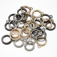 5pcs/Lote Hebilla De Anillo De Resorte Metálica Para DIY Joyería Hebillas De Cadena Conector Para Llaveros Y Manualidades - details 3