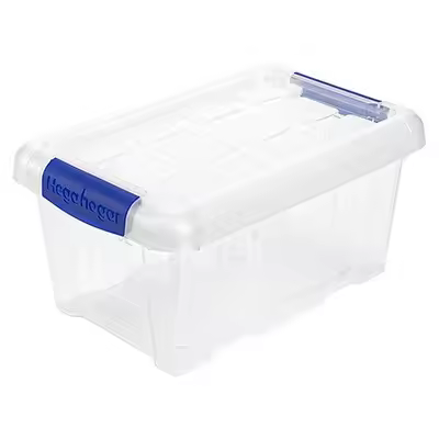 LILI HOME Cajas Plásticas Organizadoras de Calidad Premium - Desde 5L hasta 35L - Estas cajas cuentan con cierres de seguridad en todas las presentaciones para evitar aperturas accidentales. Fabricadas con plástico resistente que protege contra golpes y h - 1