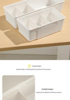 Organizador De Cajones De Cocina Ajustable 2PCS Caja De Almacenamiento Para Utensilios Con Divisores Desmontables Bandeja Para Cucharas Herramientas De Cocina Ecológicas - details 9