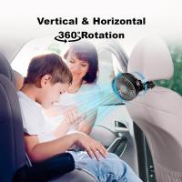 Ventilador USB-C para Cochecitos, 5000mAh Batería (7-28H), 3 Velocidades, Soporte Ajustable de Silicona - Ideal Interior/Exterior - details 2