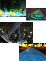 80pcs Piedras Luminosas De 1.77 Pulgadas Para Decoración De Interiores Y Exteriores Jardines Acuarios Macetas Senderos Y Alegrías - details 6