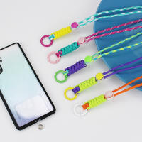 Lanyard Ajustable De Correa Corta Para Teléfono Móvil Cadena De Teléfono Multifuncional Antipérdida Para Adultos De Algodón Unisex - details 5