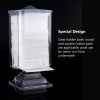 Caja De Almacenamiento Para Uñas Transparente De Acrílico a Prueba De Polvo Organizador De Accesorios De Manicura Para Algodón De Uñas - details 1