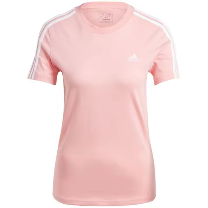 Adidas Essentials Slim 3-Stripes Tee W IY4200 camiseta ajustada para mujer con las icónicas tres franjas de Adidas, ideal para un look deportivo y moderno - 1