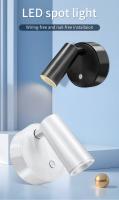 Spotlight LED Con Sensor De Toque Luz Nocturna Para Dormitorio Lámpara De Pared Recargable Y Magnética Rotación De 360° Dimmable - details 0