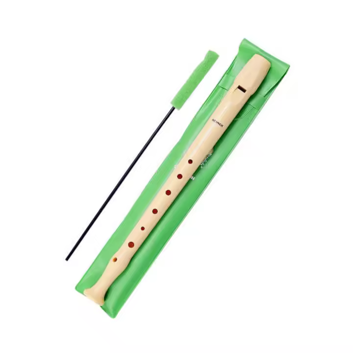 FLAUTA ESCOLAR SINTETICA CON FUNDA VERDE HOHNER HH9508 - 1