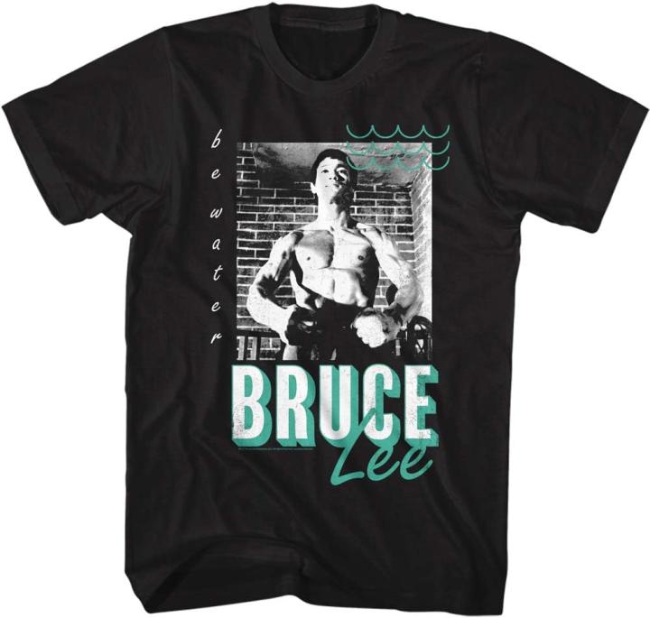 Bruce Lee Collection – Maglietta Unisex 'Bruce Lee Is Ready' – Taglia M Antracite