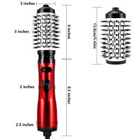 Peine Secador Eléctrico Rotativo De 360 Grados Con 2 Cabezas Reemplazables Rizador Secador De Pelo Voluminizador Para Adultos - details 7