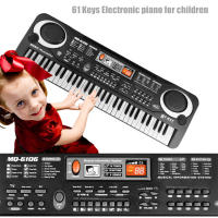 Teclado Electrónico De 61 Teclas Piano Digital Con Microfono Para Niños Multifuncional Instrumento Musical Educativo Regalo De Navidad - details 0